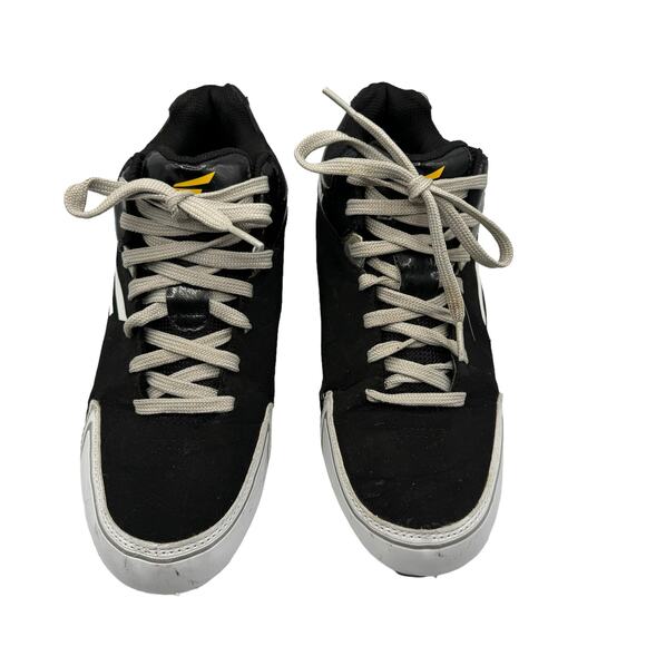 Easton Elite Mid-Top Baseball Cleats, Size 9.5, Black & White Athletic Shoes - Picture 1 of 9